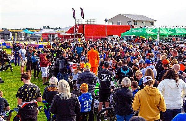 Briggs Racing Community Large Crowd